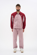 "SAFAR" Pantalon — Bordeaux & Rose Sable
